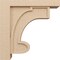 Ekena Millwork 7"W x 28"D x 28"H Thin Alma Rough Cedar Woodgrain TimberThane Corbel, Primed Tan CORUR07X28X28ALMRCPR - alternate 6